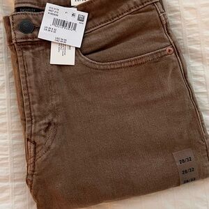 American Eagle Outfitters Brown Straight Jeans 28x32